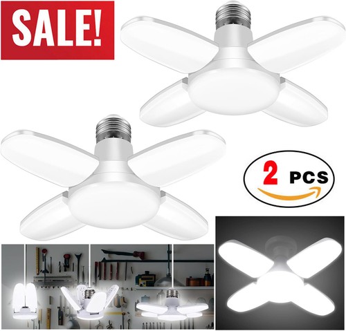 Pack e27 led garage light - 2-pack,